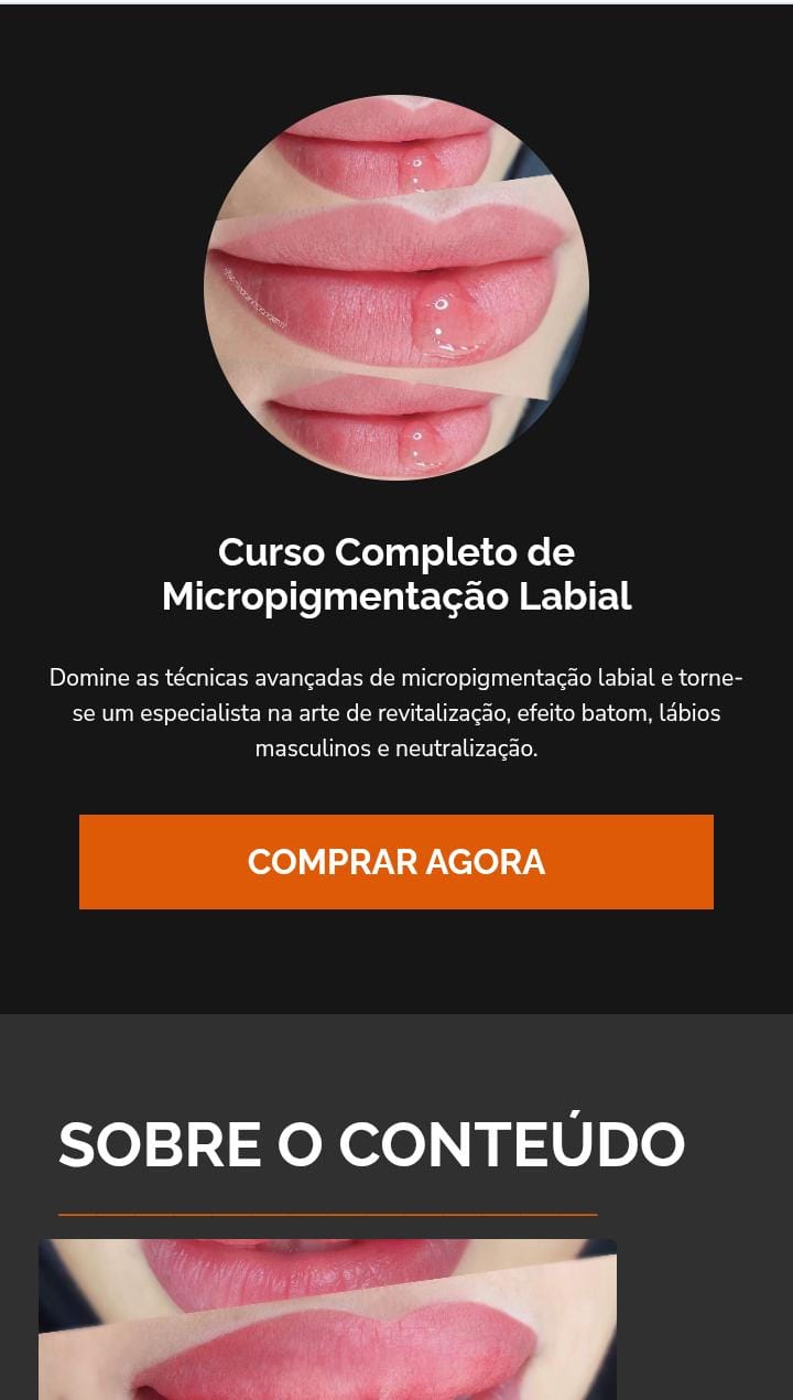 Resultados — Micropigmentação Labial